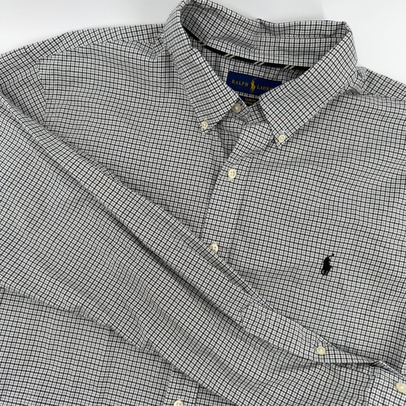 Ralph Lauren Other - Ralph Lauren‎ Men's Slim Fit Shirt Plaid Long Sleeve Cotton Stretch XXL